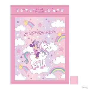 ディズニー　お昼寝ケット　ミニーマウス　ユニコーンファンシー柄　[No.2125027700]