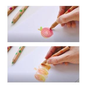 コクヨ ミックス色鉛筆 20本 太軸用鉛筆削り...の詳細画像1