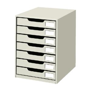 コクヨ　レターケース　スチール　引き出しタイプ　A4タテ　片引7段　LC-7M　4901480413204