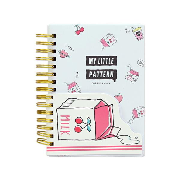 メモ付きリングノート　MY LITTLE PATTERN柄　40165　[M便 1/3]