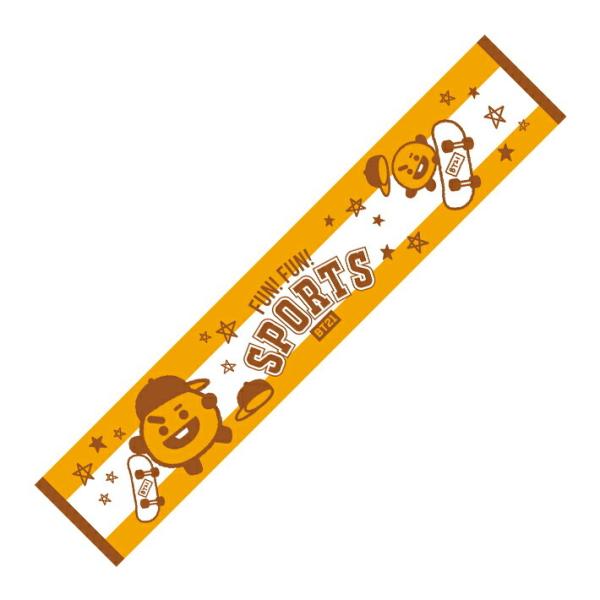 [メール便送料無料]　BT21　フェイスタオル　ジャガードタイプ　SHOOKY　[M便 1/1]◆[...