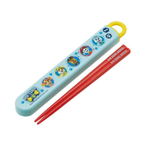 パウ・パトロール　抗菌食洗機対応スライド箸&amp;箸箱セット　16.5cm　ABS2AMAG　[M便 1/...