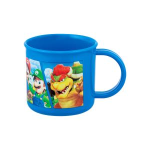 スーパーマリオ　抗菌食洗機対応プラコップ　200ml　ムービー柄　KE4AAG　2023