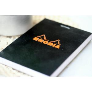 ロディアRHODIA ブロックメモ No.11 ブラック [M便 1/1]
