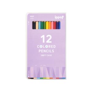 トンボ鉛筆 イッポ ソフトケース入色鉛筆 12...の詳細画像3