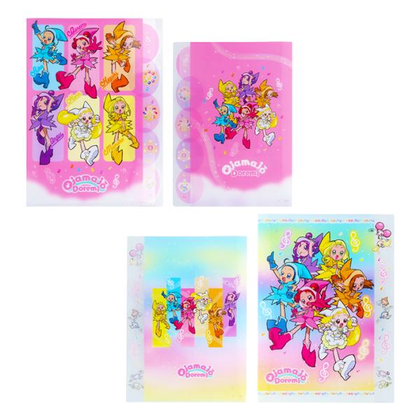 おジャ魔女どれみ　ダイカットクリアファイル　5P　A4　2柄　[M便 1/8]