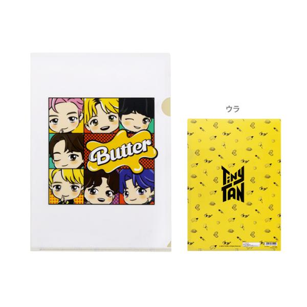 TinyTAN　クリアファイル　A4　ホワイト　4901770705200　[M便 1/8]