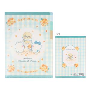 吉田麻乃 クリアファイル3P A4 たんぽぽとハリネズミの旅立ち柄 CF