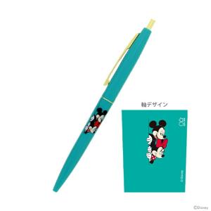 ディズニーキャラクター　クリックゴールド　油性ボールペン　0.5mm　ティールグリーン　4901770660219　[M便 1/10]｜おなまえ工房