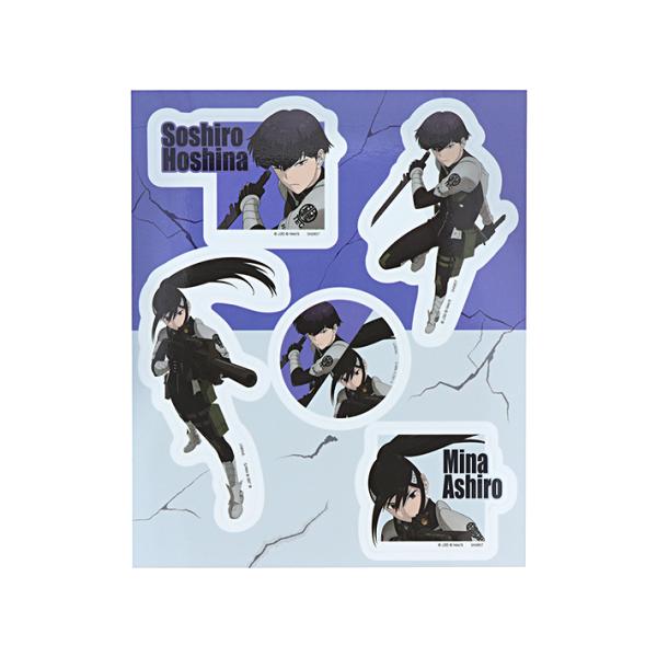 怪獣8号　ビッグクリアステッカー　亜白ミナ＆保科宗四郎柄　4901770747194　[M便 1/1...