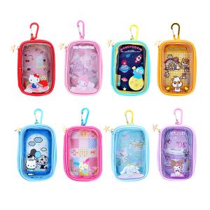 ハローキティ ミニポーチ マルチクリアケース Sサイズ マカロン