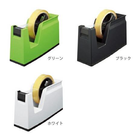 コクヨ　テープカッター　カルカット　据え置きタイプ　グリーン/ブラック/ホワイト　T-SM100