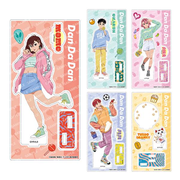 ダンダダン　アクリルスタンド　キャンディスイーツ　5柄　A モモ/B オカルン/C アイラ/D ジジ...