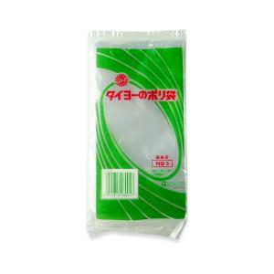 ポリ袋 規格袋 No.5 口幅100×高さ190mm 厚み0.03mm 100枚セット｜putiputiya