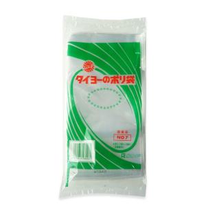 ポリ袋 規格袋 No.7 口幅120×高さ230mm 厚み0.03mm 100枚セット