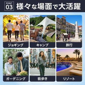 ハット 折りたためる 帽子 レディース アウト...の詳細画像3