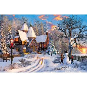 特価 ジグソーパズル 1000ピース メリーウインター クリスマス柄 風景画 アップルワン 1000-790 残りわずか