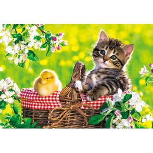 シニアが楽しめるらくらくパズル 高齢者向け 大きいピース ピヨちゃんとピクニック 88ピース ジグソ...