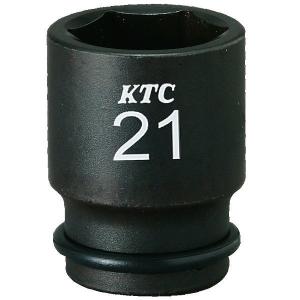 KTC工具 38" 9.5sq ６角 インパクトレンチ用ソケット セミディープ薄肉 ピンリング付： 17mm  BP3M-17TP｜pvd1