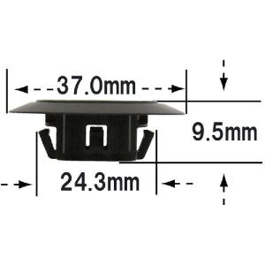 プッシュリベット・内張りクリップ （トヨタ用） 10個入 純正番号 （76924-12030）/ NT-535｜pvd1