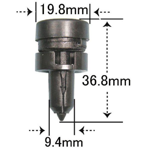 フロントバンパー用クリップ マツダ用（アクセラ プレマシー デミオなど） 10個入 純正番号（D35...