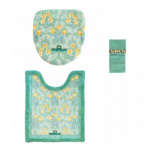 ROYAL COLLECTION（オカ） トイレマット 4点 セット 日本製 グリーン