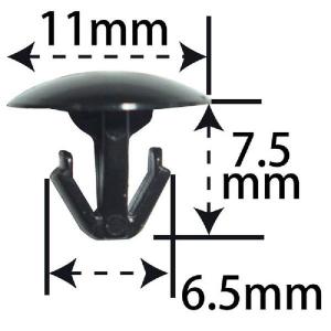 6番のみ』 キャリイ用 キャップテザーのクリップ 89267-77K00 FIG891a