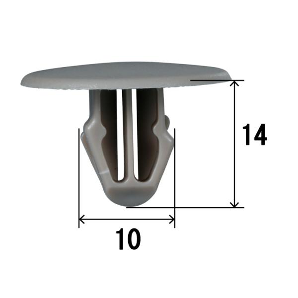 内張クリップ ルーフトリム プッシュリベット 純正品 ニッサン '00.10エクストレイル/'13....