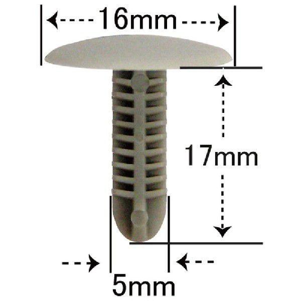 プッシュリベット・内張クリップ 純正品 （スズキ用） 10個入 純正番号 （09409-06312-...