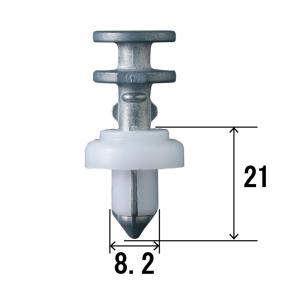 プッシュリベット・内張クリップ(ホンダ用) 4個入 純正番号(91561-TA0-A01) CH-755 NH-755 NAH75504 全国送料無料