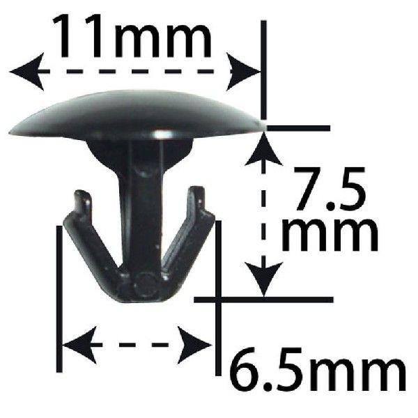 フューエルキャップ・内張クリップ （ニッサン用） 10個 CN-253 NN-253 YN-253-...