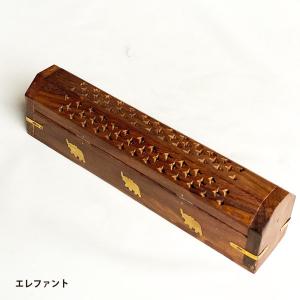 六角香 コーン香用 お香立て 木製 ジャリボッ...の詳細画像2