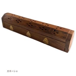 六角香 コーン香用 お香立て 木製 ジャリボッ...の詳細画像2