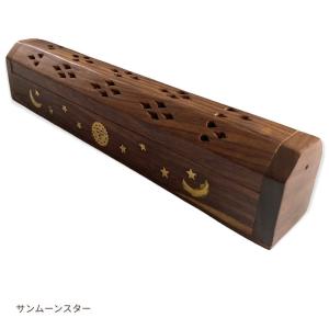 六角香 コーン香用 お香立て 木製 ジャリボッ...の詳細画像5