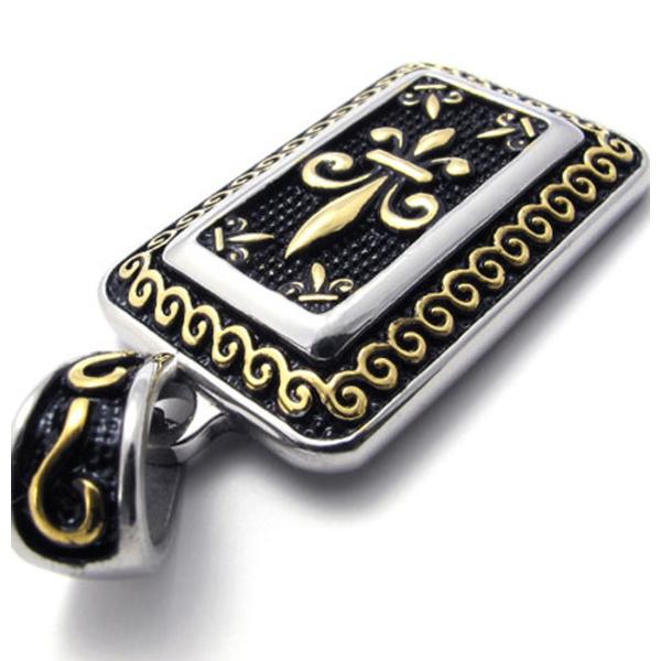 PW 高品質ステンレス クロムハーツ風 ペンダント 条件付 送料無料 20439