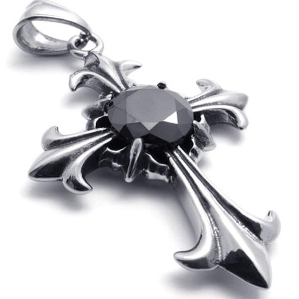 PW 高品質ステンレス クロムハーツ風 ペンダント 条件付 送料無料 20460