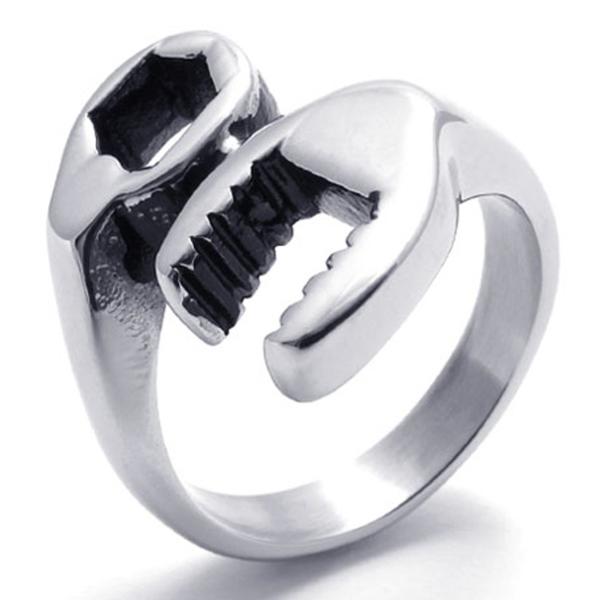 PW 日本未発売高品質ステンレス道具型 指輪 リング 条件付 送料無料 20604