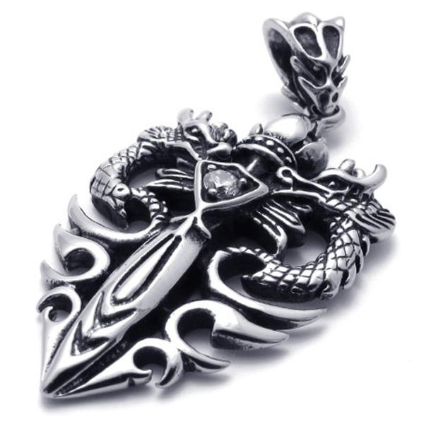 PW 高品質316Lステンレス ペンダント 条件付 送料無料 20691