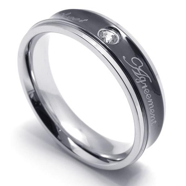 PW 高品質ステンレス ダイヤモンドcz 指輪 リング 条件付 送料無料 20999