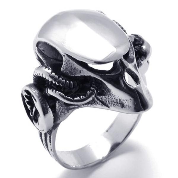 PW 高品質316Lステンレス プレデター 指輪 条件付 送料無料 21352