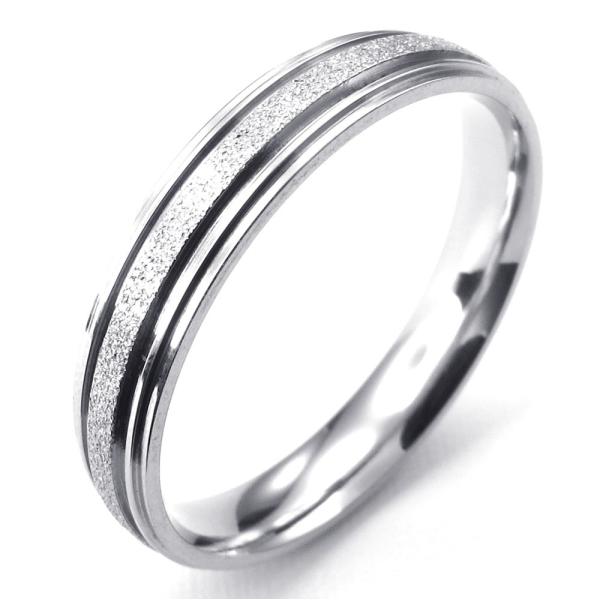 PW 高品質316Lステンレス カップル 指輪 条件付 送料無料 24254