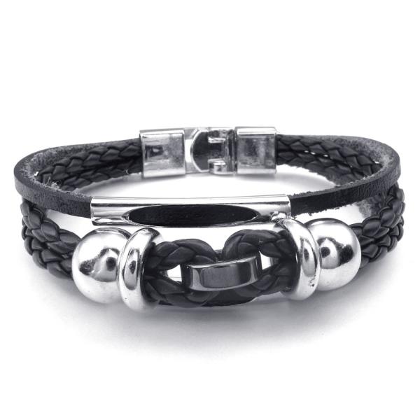 PW 高品質本革 ファッション ブレスレット 条件付 送料無料 24911