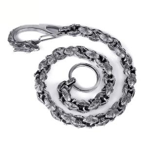 svp-34 シルバー925 手曲げ S字フック ウォレットチェーン接続パーツ S