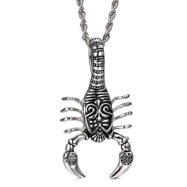 [ラッピング対応] PW 高品質316Lステンレス シルバー銀色 ロード オブ ザ リング サソリ ...