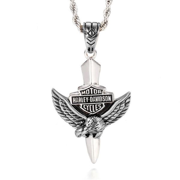 [ラッピング対応] PW 精良SUS316L製 シルバー銀 ハーレーダビッドソン仕様 pendant...