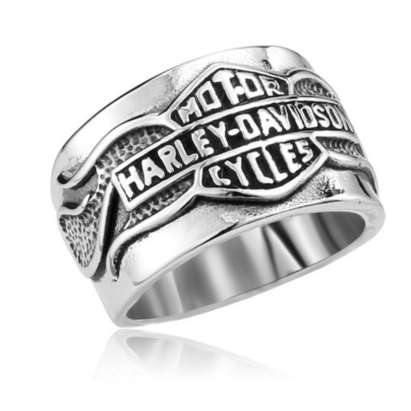 指輪 リング[ラッピング対応] PW 精良SUS316L製 銀金黒の3色 モーターサイクル ハーレー...