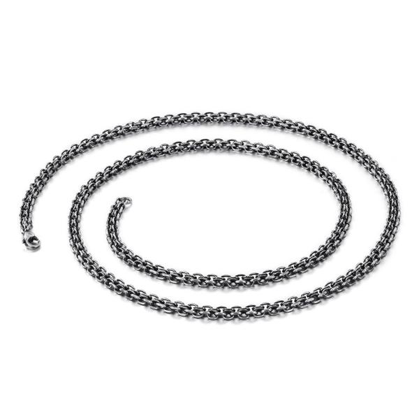 ネックレス[ラッピング対応] PW 精良SUS316L製 アンティーク風 ファッション neckla...