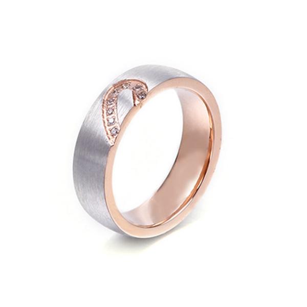 指輪[ラッピング対応] PW 精良SUS316L製 ハート カップル ring /  幅6mm 12...