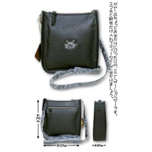 わちふぃーるど（WachiField） レザーダヤンミニショルダーバッグ 黒 