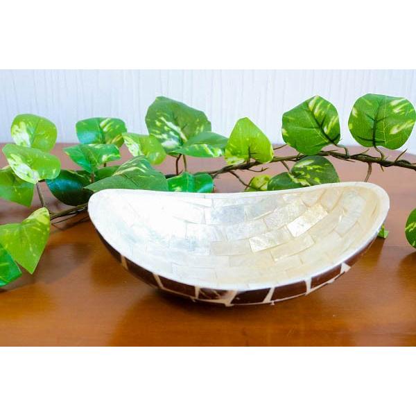 シェル小物入れ（ホワイト）　アジアン　バリ　雑貨　